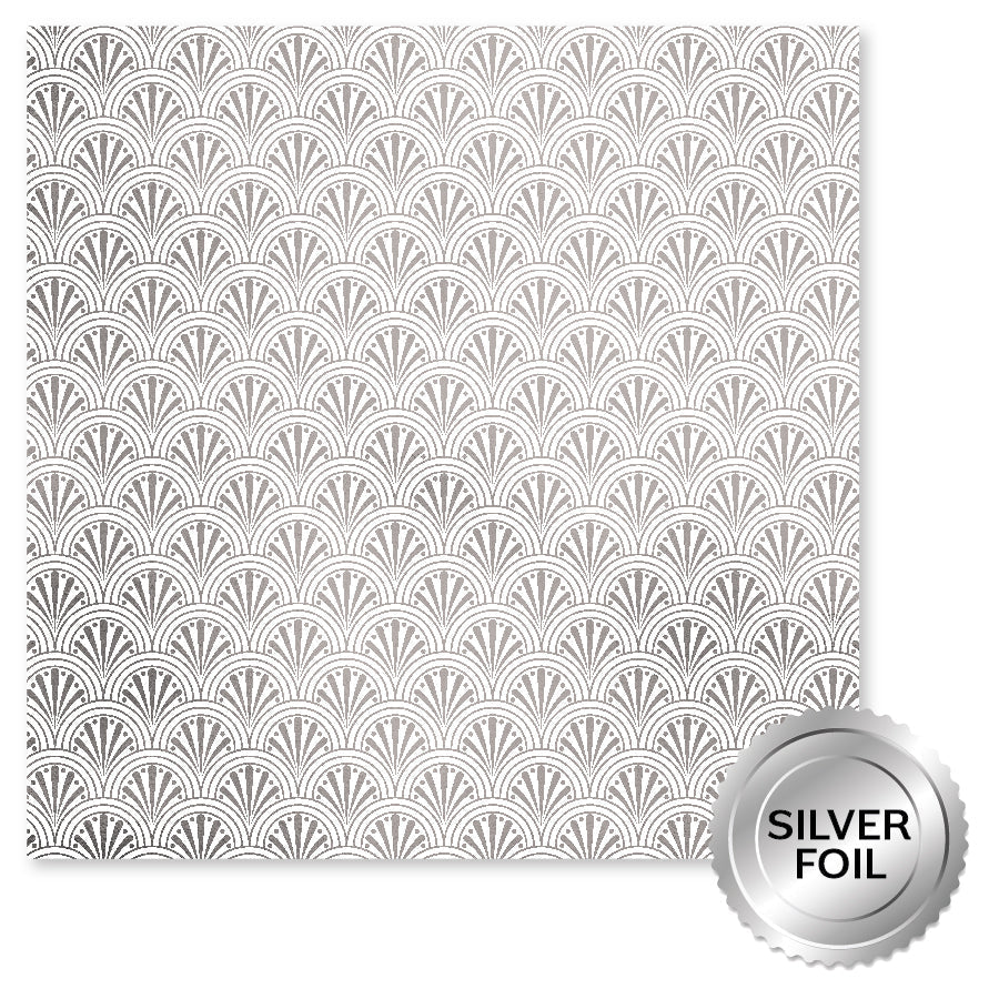 Collection de papiers "Wedding Joy Foil Silver" 6x6 34554