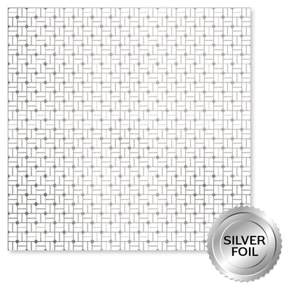 Collection de papiers "Wedding Joy Foil Silver" 6x6 34554