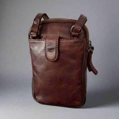 Sac bandoulière MET en cuir petit modèle