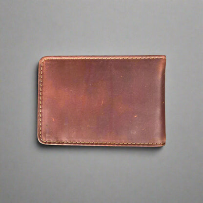 Pince à billets en cuir de vachette pour homme avec protection RFID