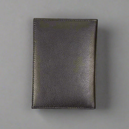 Protège-passeport en cuir avec porte-cartes