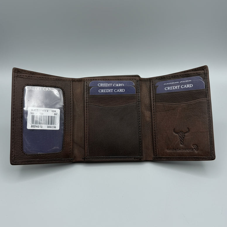 Portefeuille Homme à Trois Volets Anti-RFID
