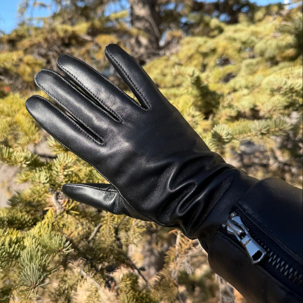 Gants en cuir d'agneau pour femme