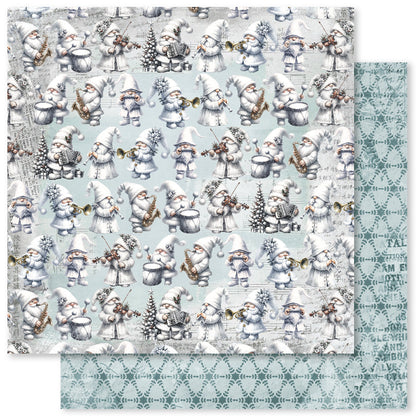 Collection de papiers Noël Blanc 30x30 cm 32889