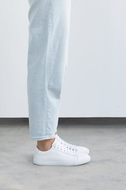 White Calfskin Città Sneaker