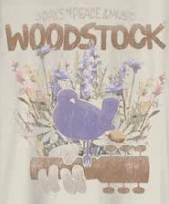 T-shirt naturel Woodstock Fleurs Sauvages