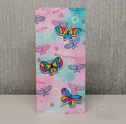 Tampon transparent Woodware Clear Singles Ladybird Dream 10,16 cm x 15,24 cm