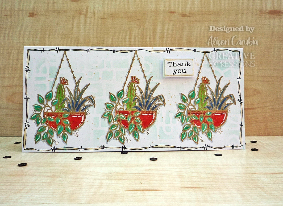 Woodware Clear Singles Tampon Panier Suspendu 9,65 cm x 6,6 cm