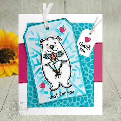 Pochoir Woodware Pebble Dash 15 x 15 cm