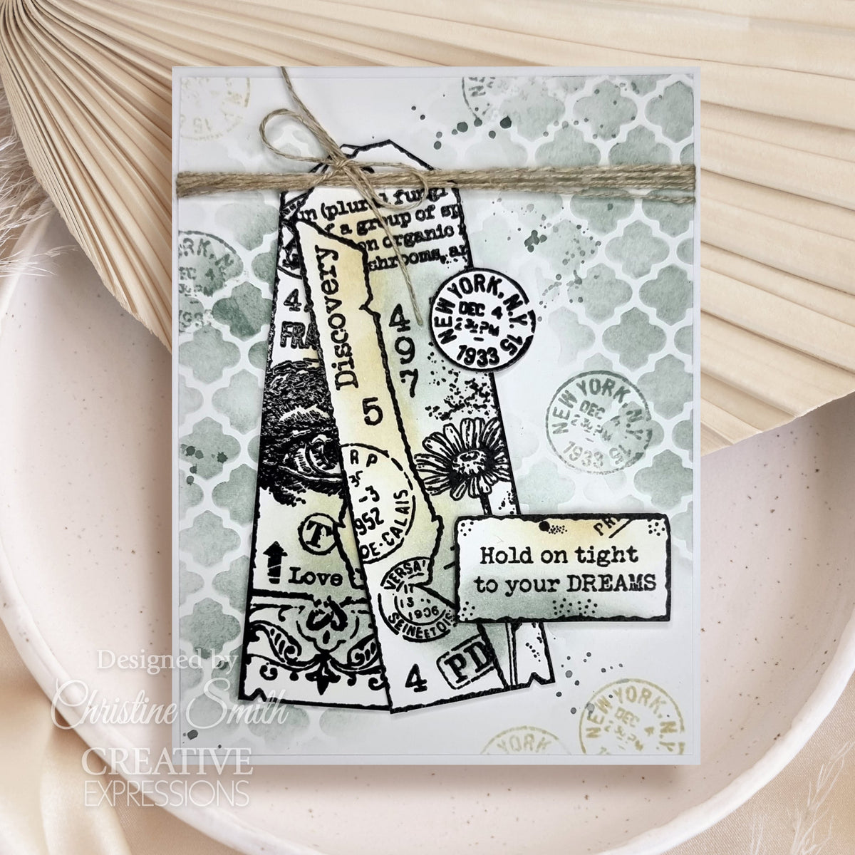 Tampon Woodware Clear Singles Tag Collection 6 po x 8 po