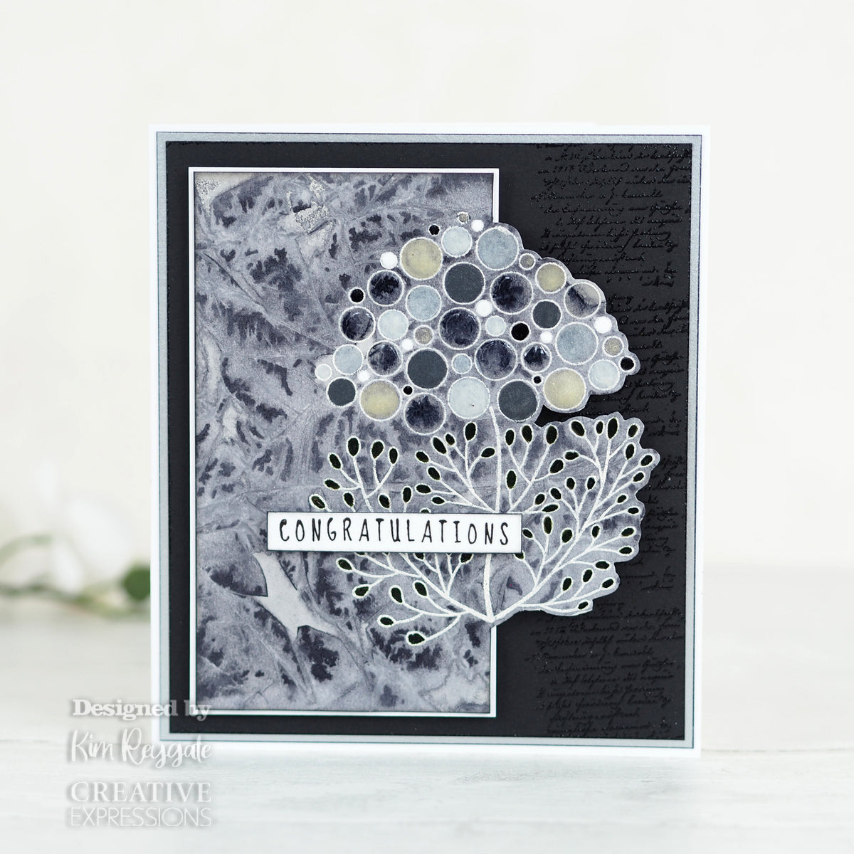 Tampon Woodware Clear Singles Bubble Bloom Carrie 10,16 cm x 15,24 cm