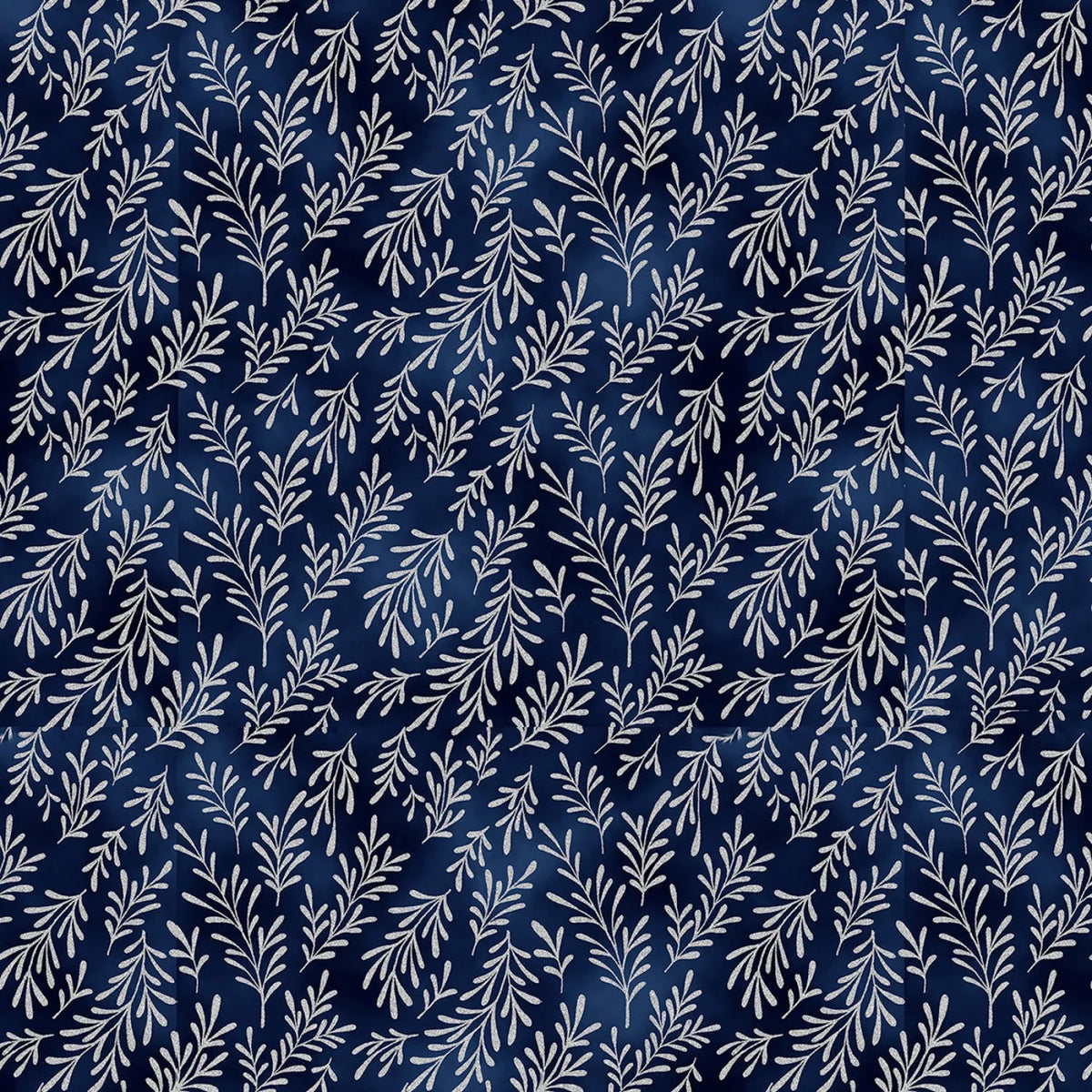 Hoffman - Midnight Perch - Midnight Silver Leaves - X7799H-128S