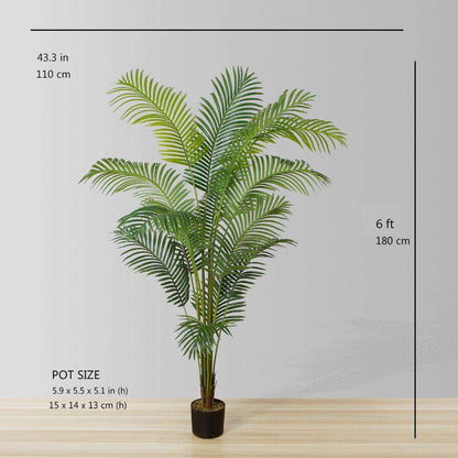 Plante en pot Xelo Artificial Hawaii Kwai Palmier (plusieurs tailles)