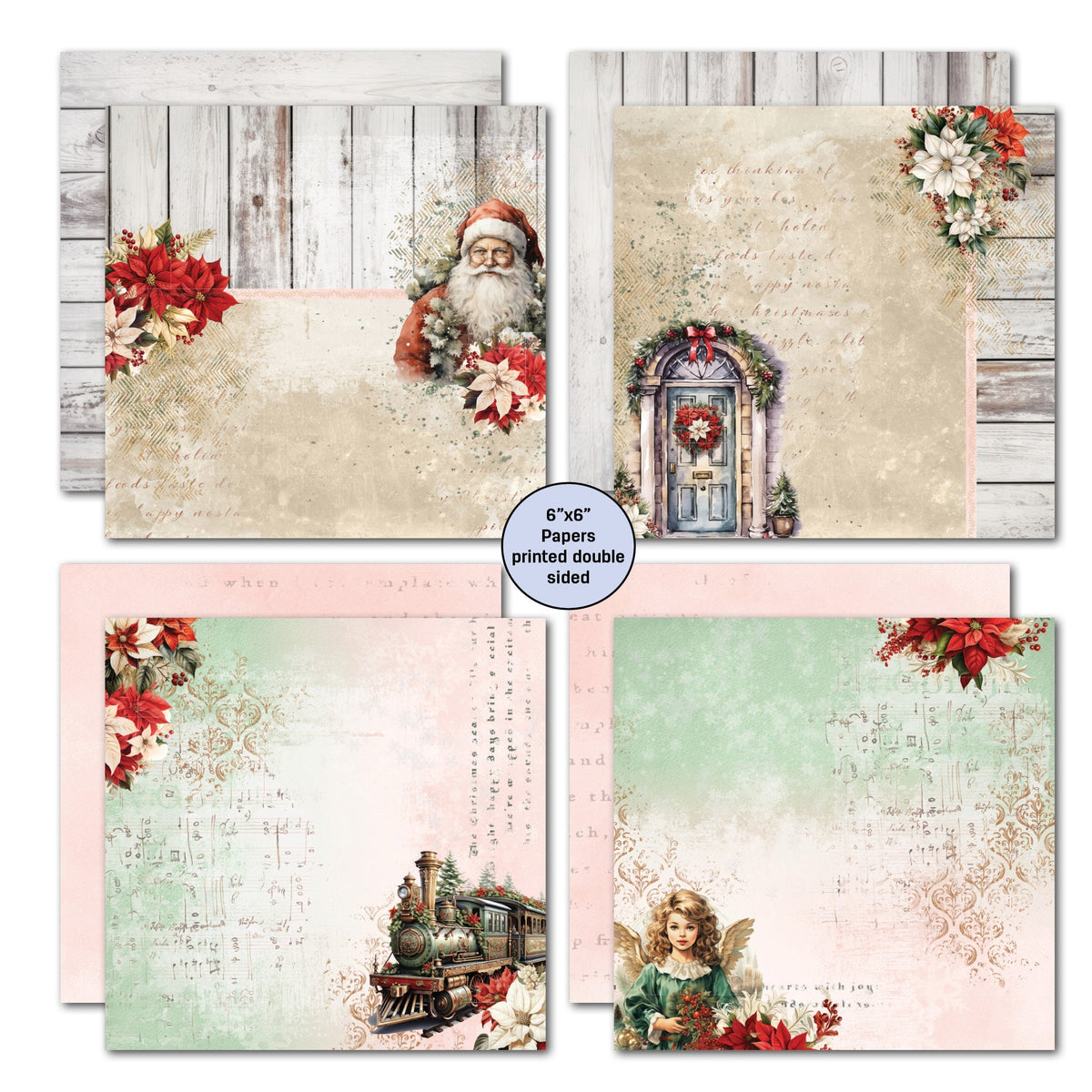 Pack de papiers 15x15 cm "Xmas Magic" 3Quarter Designs