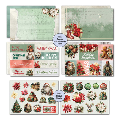 3Quarter Designs Pack de Cartes Magie de Noël 6x4