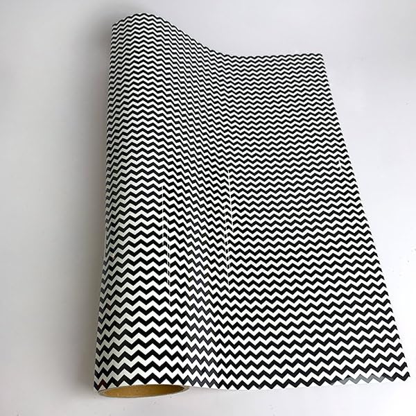 XVinyl HTV Motif Zigzag Noir