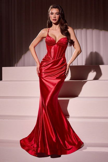 ROBE AJUSTÉE EN SATIN EXTENSIBLE À PAILLETTES