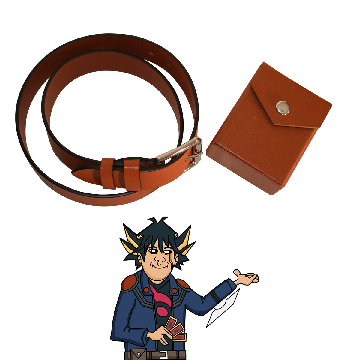 Combo Réplique de Yusei ! Boîte de Deck et Ceinture