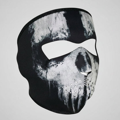 Masque de ski néoprène intégral ZANheadgear Noir Tête de Mort