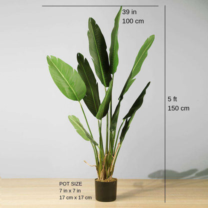 Plante en pot Zapo Oiseau de Paradis Artificiel (Plusieurs Tailles)