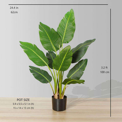 Plante en pot Zapo Oiseau de Paradis Artificiel (Plusieurs Tailles)