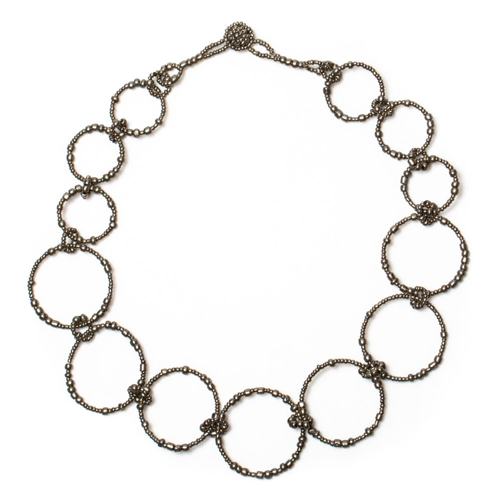 Collier créoles perlées - ZN6201