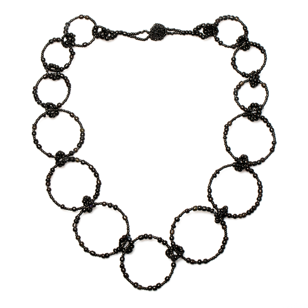 Collier créoles perlées - ZN6201