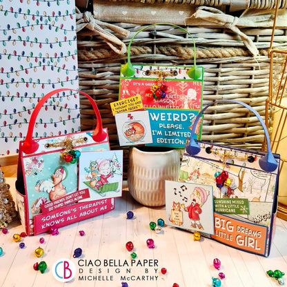 Bloc de papier Ciao Bella Zoe & Ziggy 15,2x15,2cm 24/Paquet