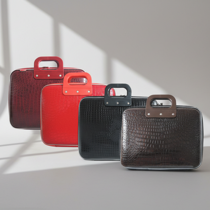 Faux Leather Laptop Bag