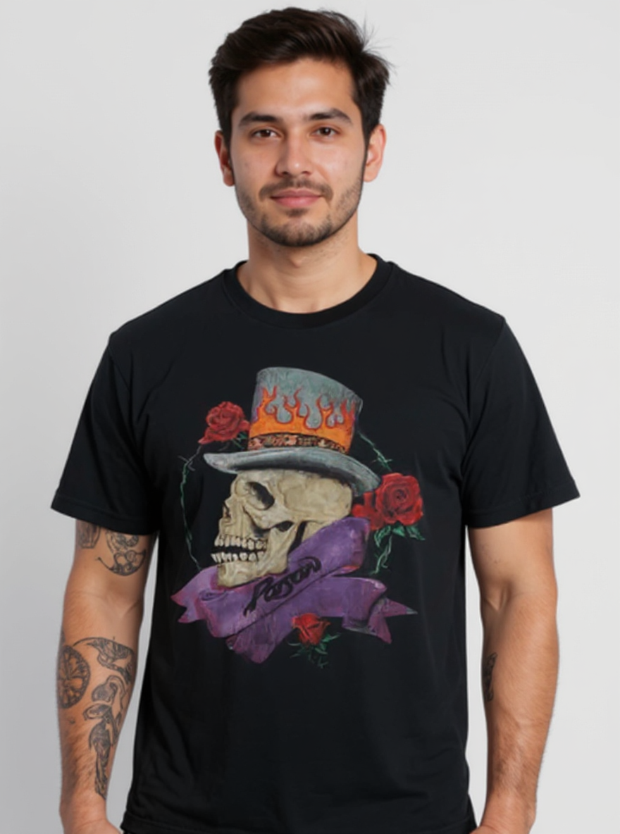 Poison - T-Shirt Noir Greatest Hits