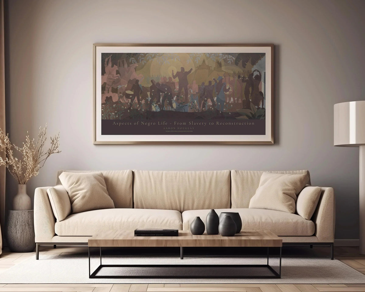 Aaron Douglas Print: Harlem Renaissance Art, African American History