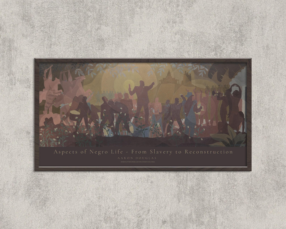 Aaron Douglas Print: Harlem Renaissance Art, African American History