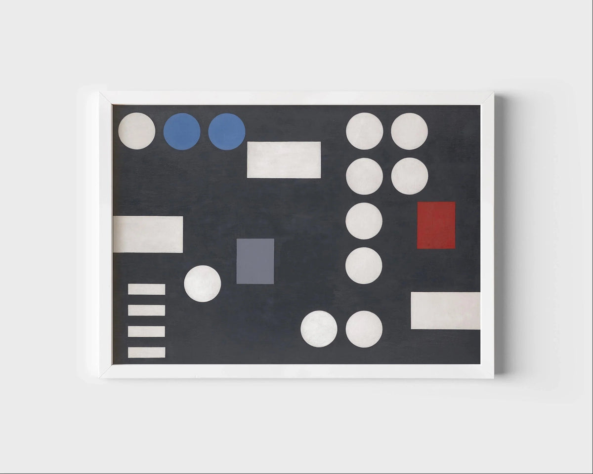 Sophie Taeuber-Arp Geometric Art Print: Bauhaus Modernism (Available Framed)