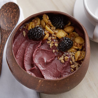 Acai Paste and Spreadable Filling Cream - Shelf-Stable - 3 KG Bucket - Acai Soft Serve Sorbet - Acai Sorbet Gelato - Make Acai Bowls and Smoothies - Rubicone Canada - Ships Free Within Canada on Orders Above CAD $199