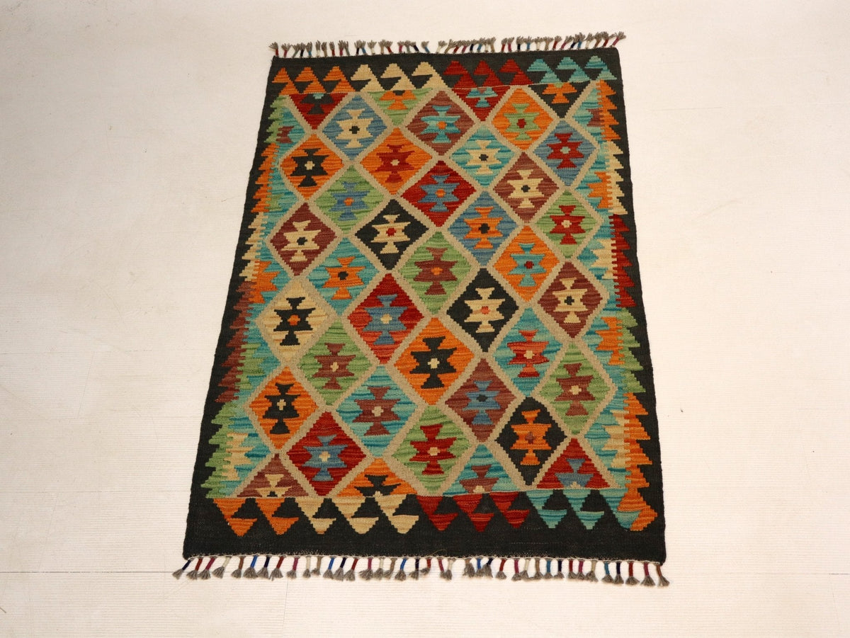 Afghan Maimana Kilim Rug | 2' 9" x 4' 2"