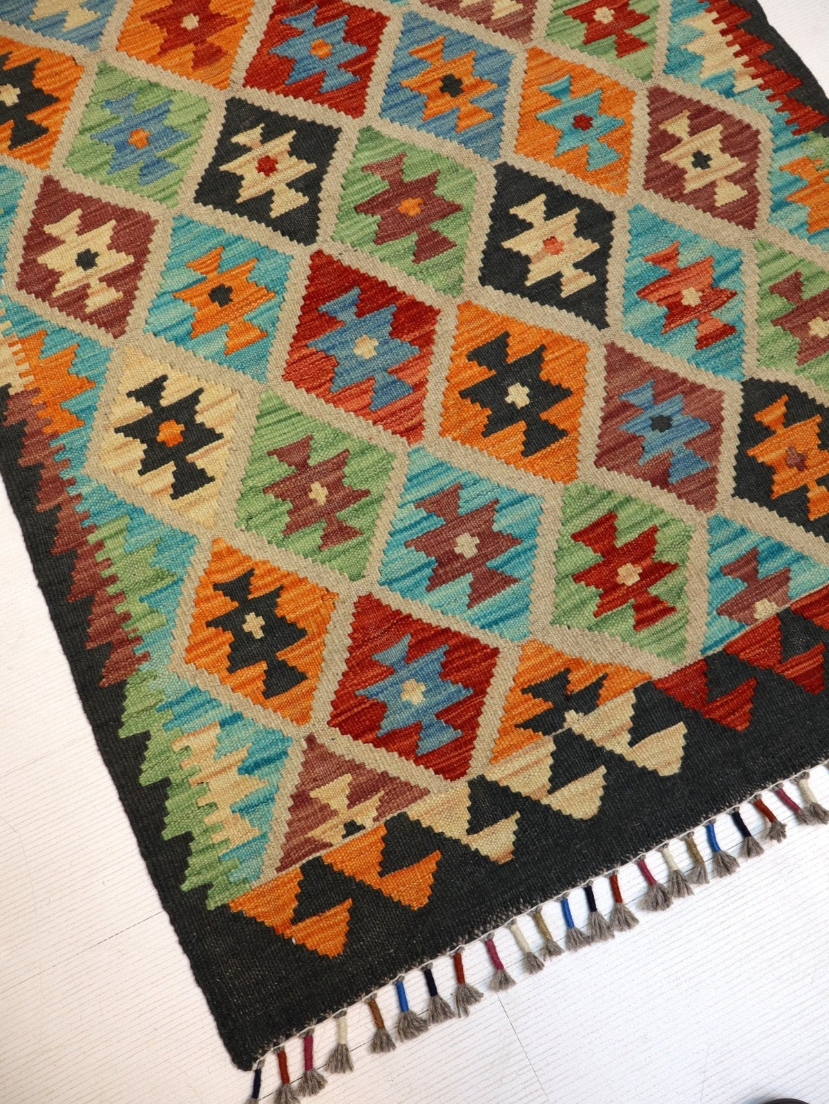 Afghan Maimana Kilim Rug | 2' 9" x 4' 2"