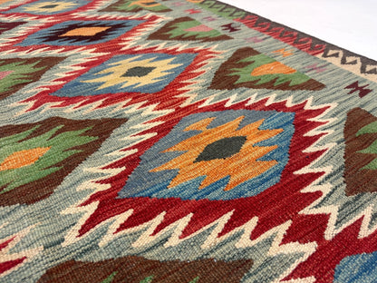 Afghan Maimana Kilim Rug | 5' x 6' 7"