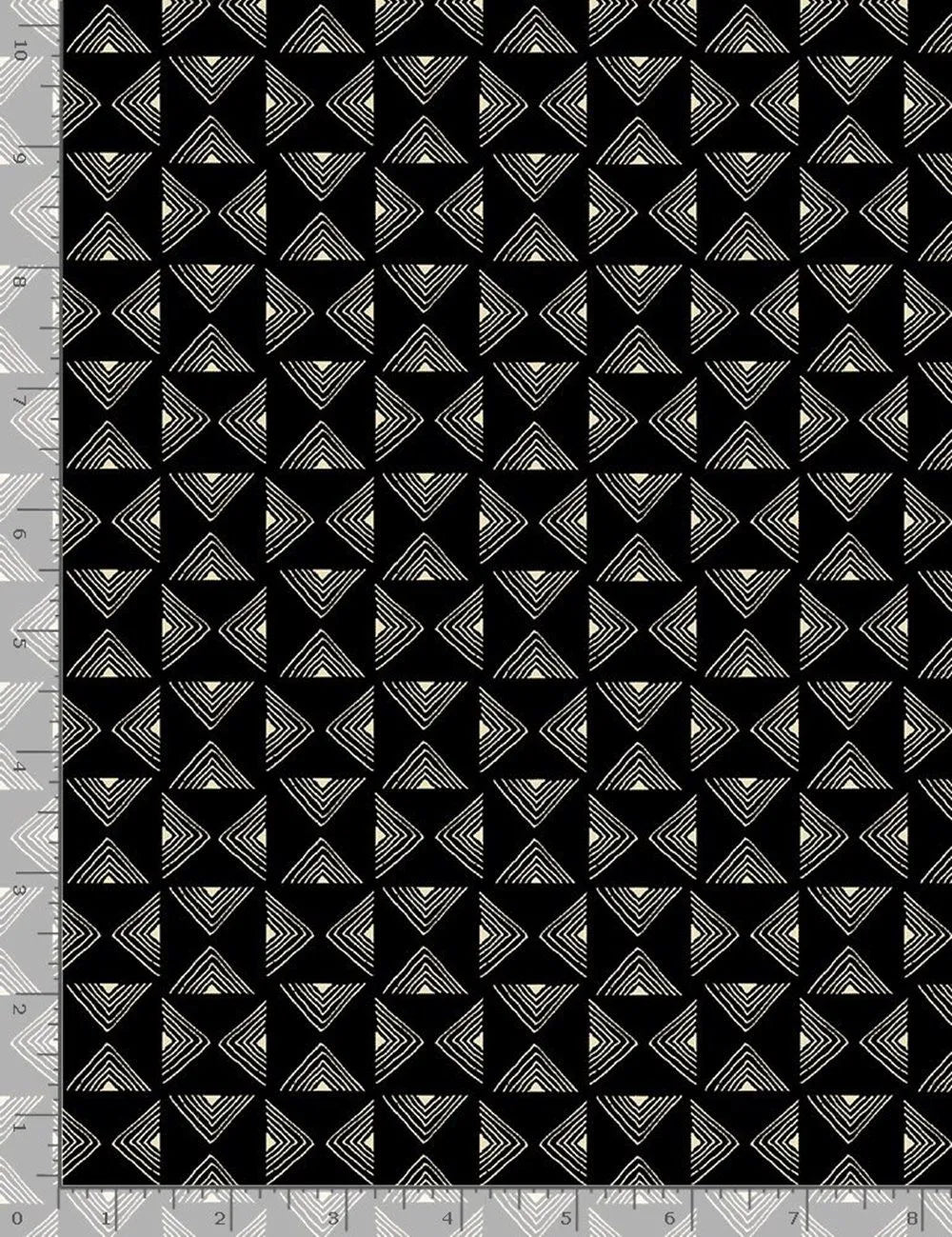 Femmes africaines - Motif géo triangulaire - Noir