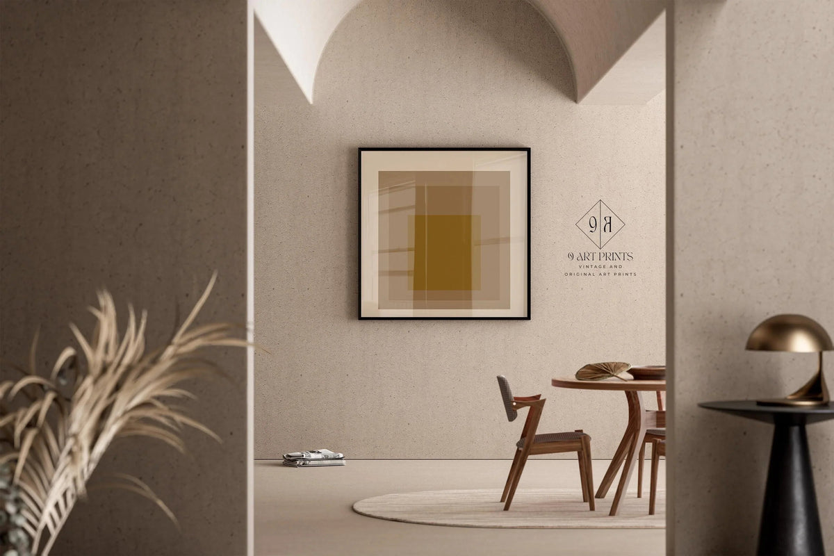 Josef Albers 'Going Dutch' Giclee Print: Mid-Century Modern Art 'Homage to the Square'
