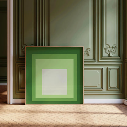 Impression Giclée inspirée de l'œuvre « Hommage au carré » de Josef Albers : Art Moderne du Milieu du XXe Siècle