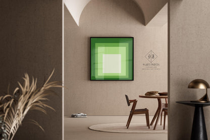 Impression Giclée inspirée de l'œuvre « Hommage au carré » de Josef Albers : Art Moderne du Milieu du XXe Siècle