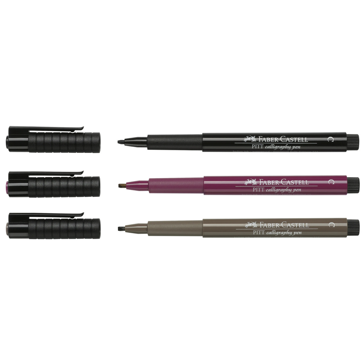 Faber-Castell - Pitt Artist Pen - Pointe biseautée calligraphie - Marqueur individuel