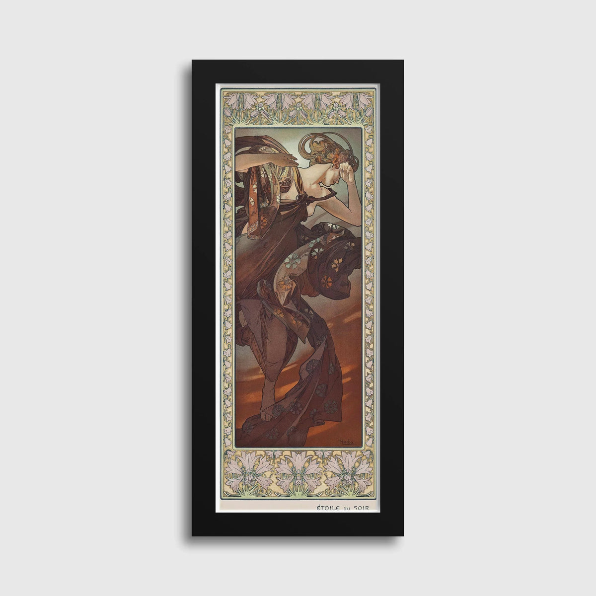 Alphonse Mucha - L'Etoile du Soir Art Nouveau Vintage Poster