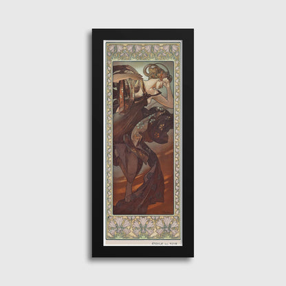 Alphonse Mucha - L'Etoile du Soir Art Nouveau Vintage Poster