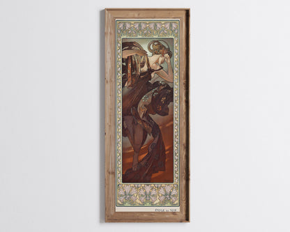 Alphonse Mucha - L'Etoile du Soir Art Nouveau Vintage Poster