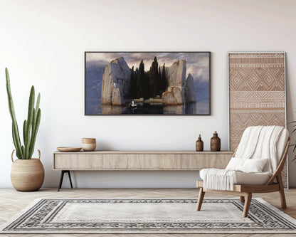 Arnold B√∂cklin - The Isle of the Dead | Eerie and Evocative Symbolist Art | PRINT | Available framed 2x1