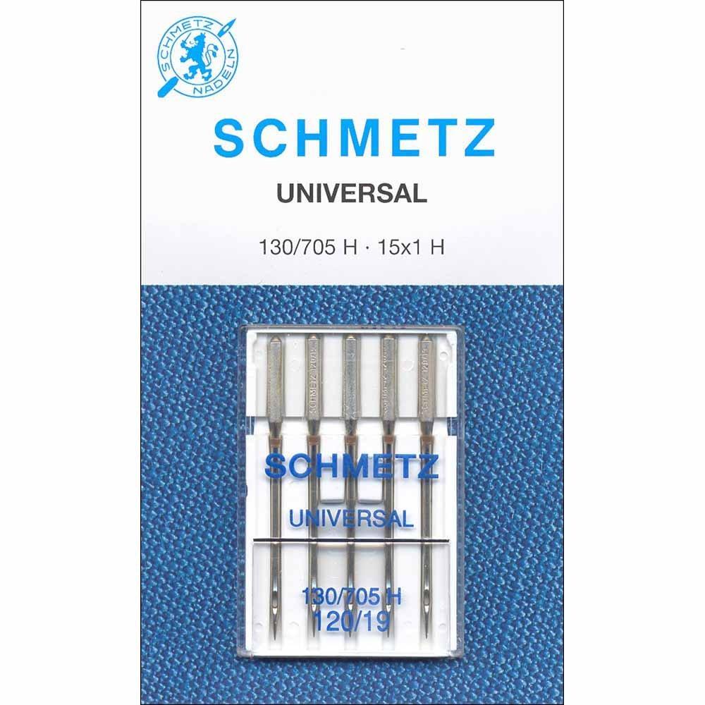 SCHMETZ #1779 Aiguilles universelles sous blister – 120/19 – 5 aiguilles