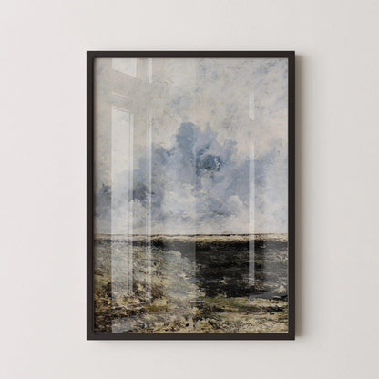 August Strindberg Seascape Giclee Print: Moody Impressionist Art