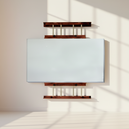 Adjustable Wall Mount Easel - Beechwood 60"