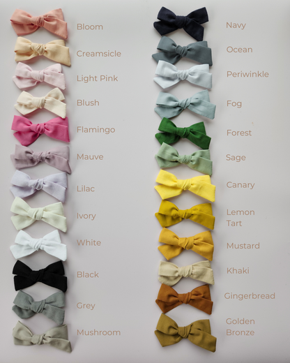 Mini Bow | 24 Colours Available